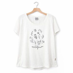 WIND RIVER | NWT | White Graphic Wildflower Short Sleeve Tee - XL